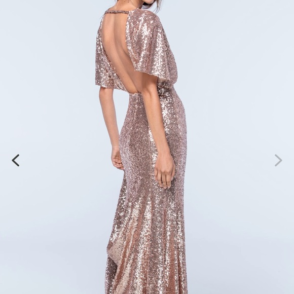 Rose gold bridesmaid dress - Picture 4 of 4